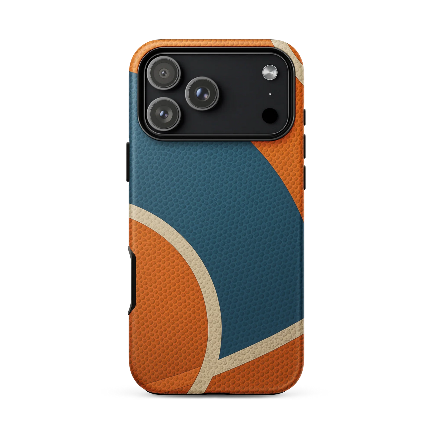 Retro Basketball Texture iPhone Case (iPhone 11–17 Series) - ClutchCase