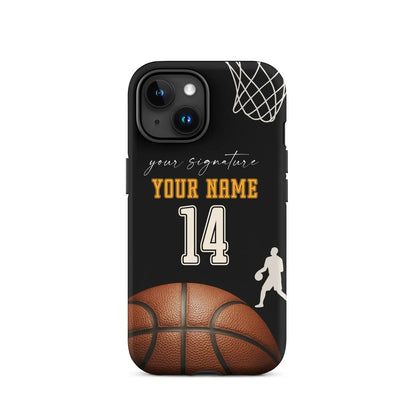 Slam Dunk Signature – Personalized Basketball Phone Case - ClutchCase
