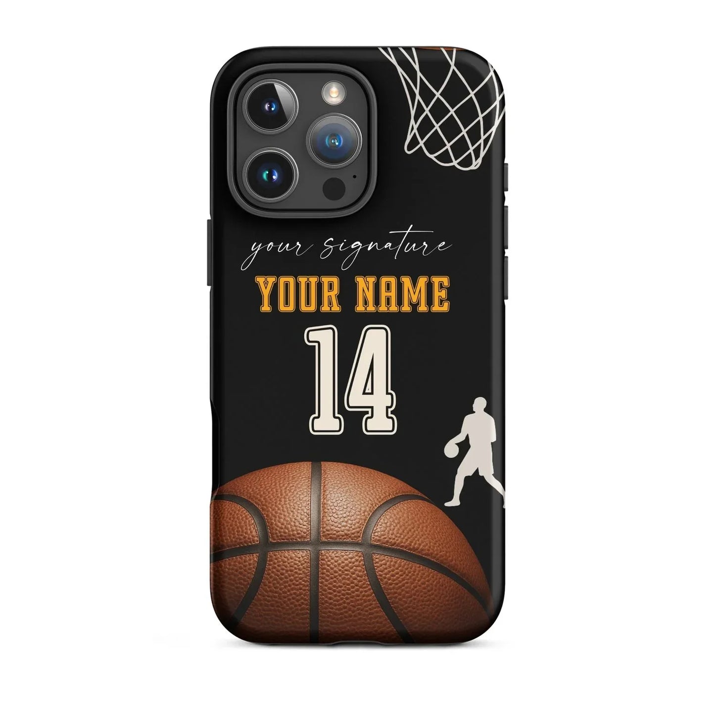 Slam Dunk Signature – Personalized Basketball Phone Case - ClutchCase