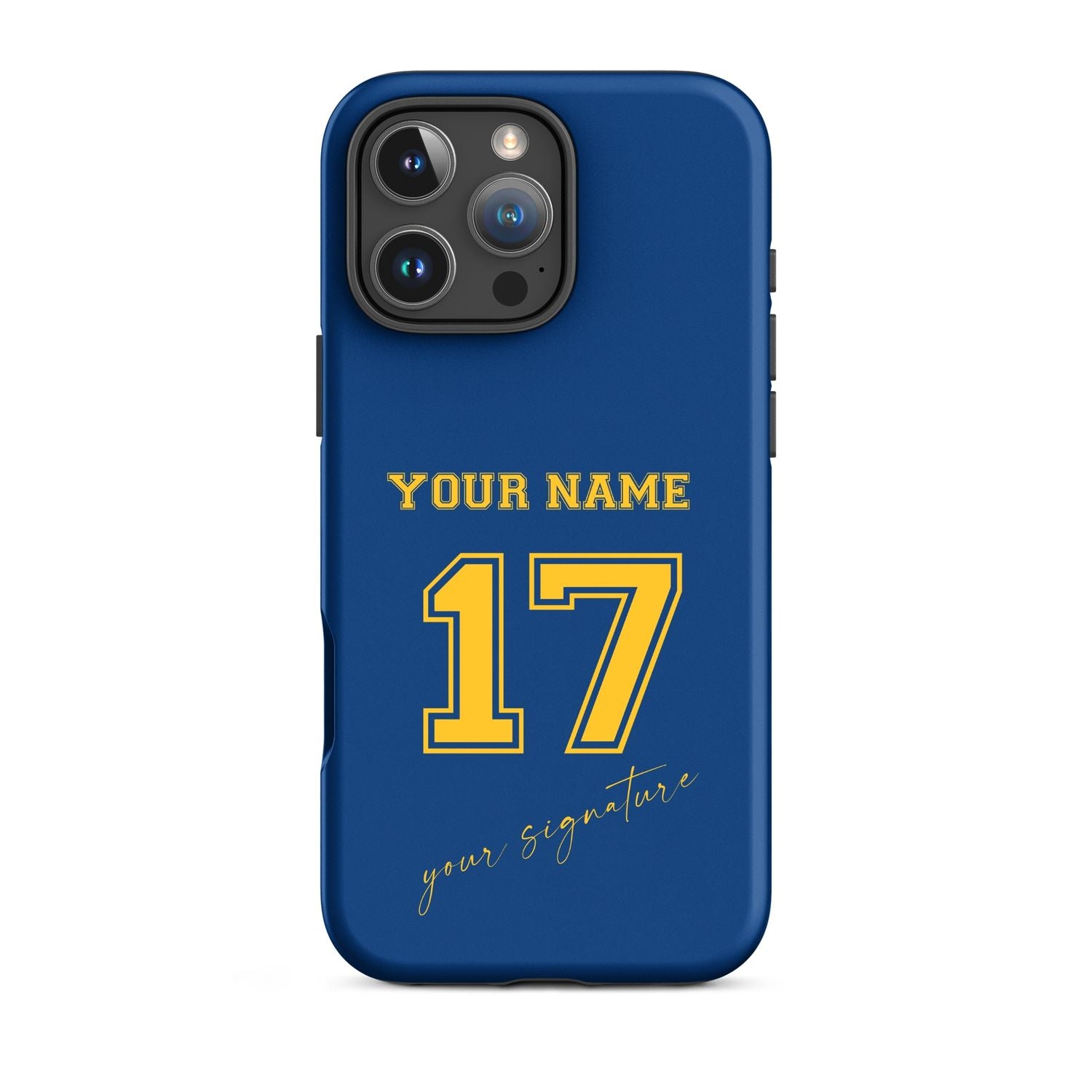 Golden Bay Personalized Jersey Phone Case — Custom Name, Number & Signature - ClutchCase