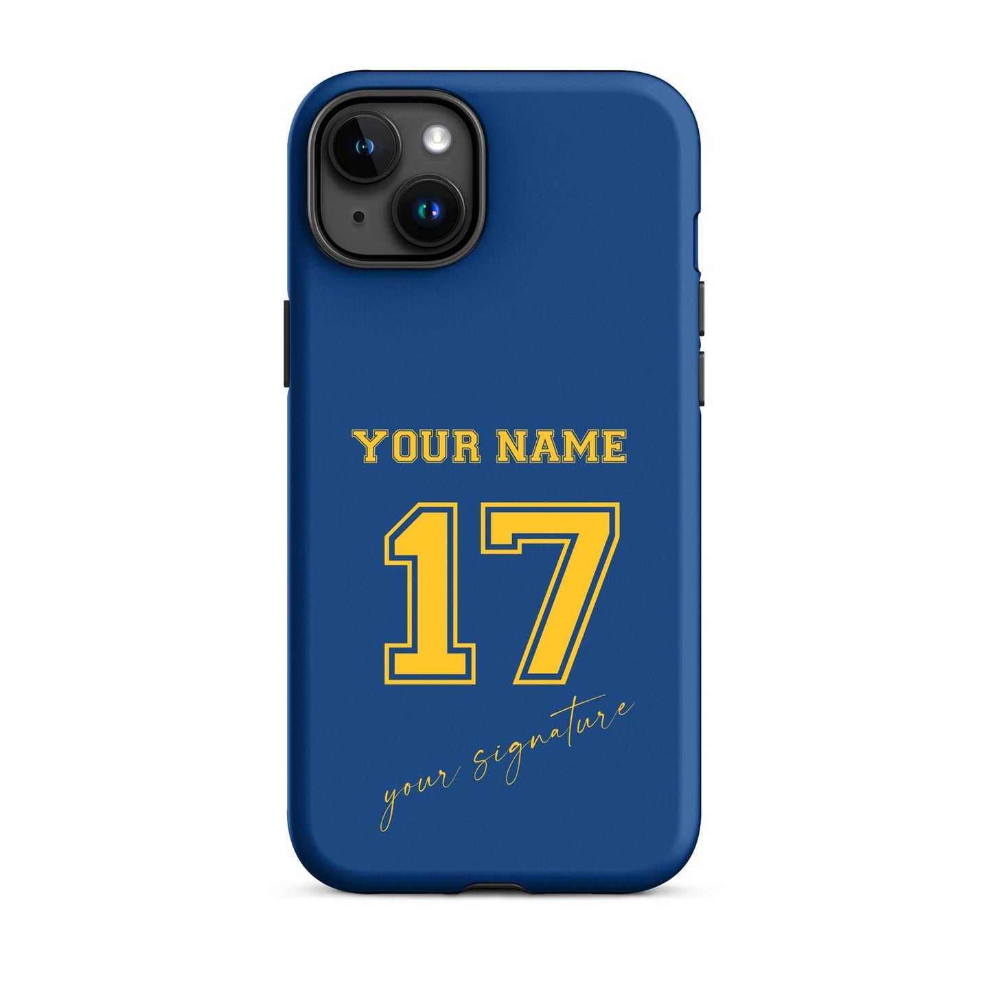 Golden Bay Personalized Jersey Phone Case — Custom Name, Number & Signature - ClutchCase