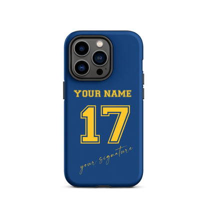 Golden Bay Personalized Jersey Phone Case — Custom Name, Number & Signature - ClutchCase