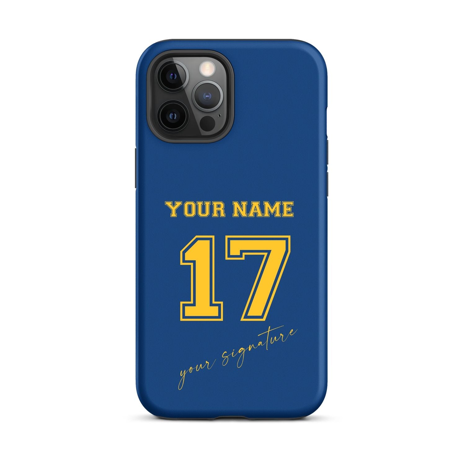 Golden Bay Personalized Jersey Phone Case — Custom Name, Number & Signature - ClutchCase