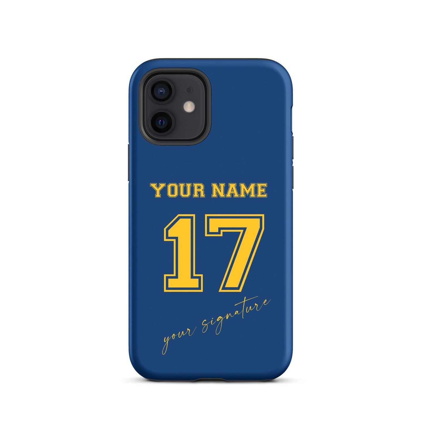 Golden Bay Personalized Jersey Phone Case — Custom Name, Number & Signature - ClutchCase
