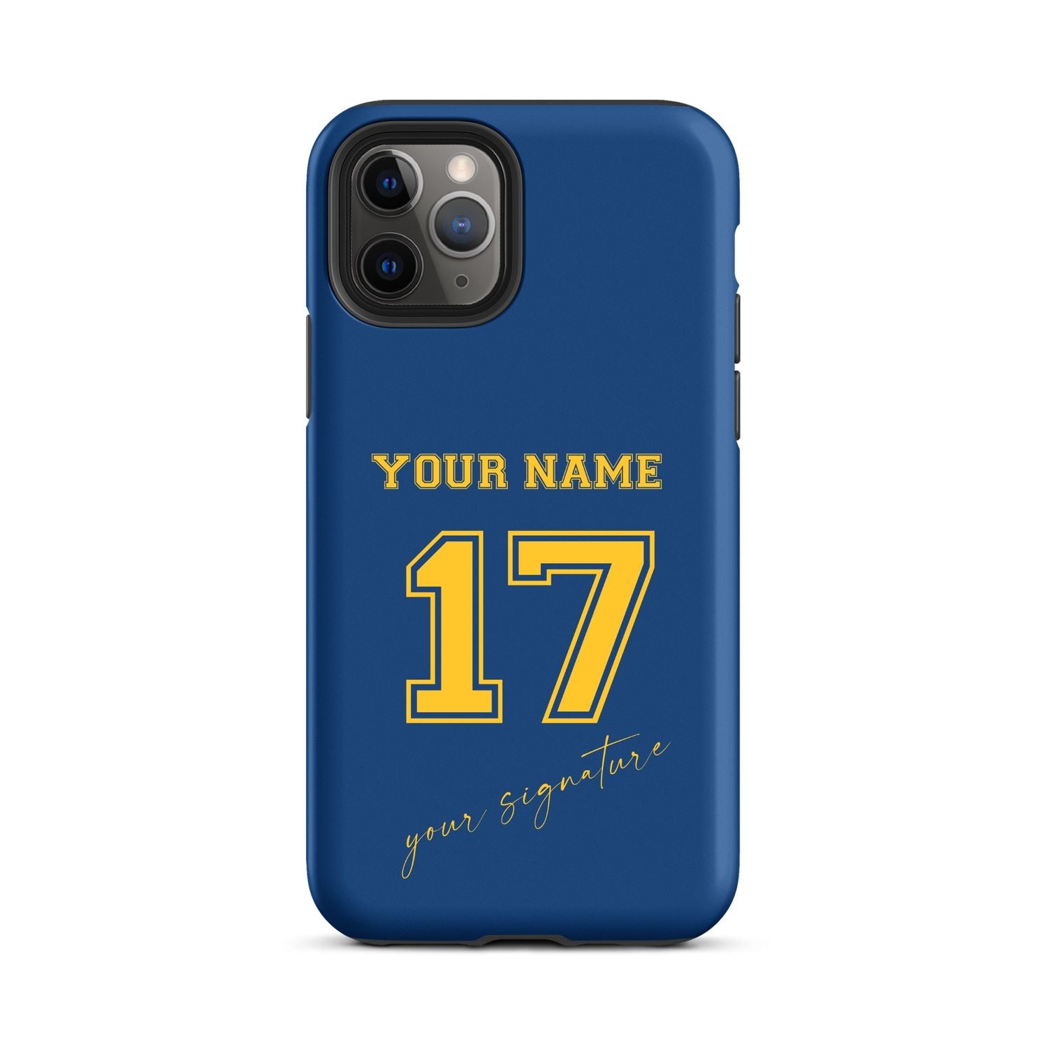 Golden Bay Personalized Jersey Phone Case — Custom Name, Number & Signature - ClutchCase