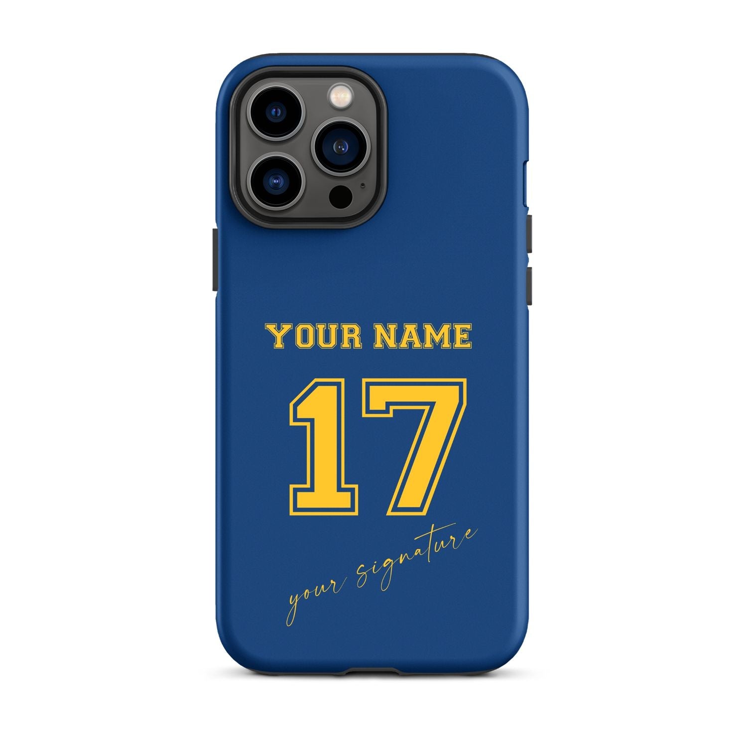 Golden Bay Personalized Jersey Phone Case — Custom Name, Number & Signature - ClutchCase