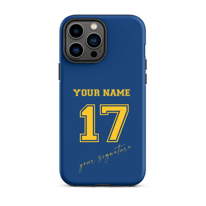 Golden Bay Personalized Jersey Phone Case — Custom Name, Number & Signature - ClutchCase