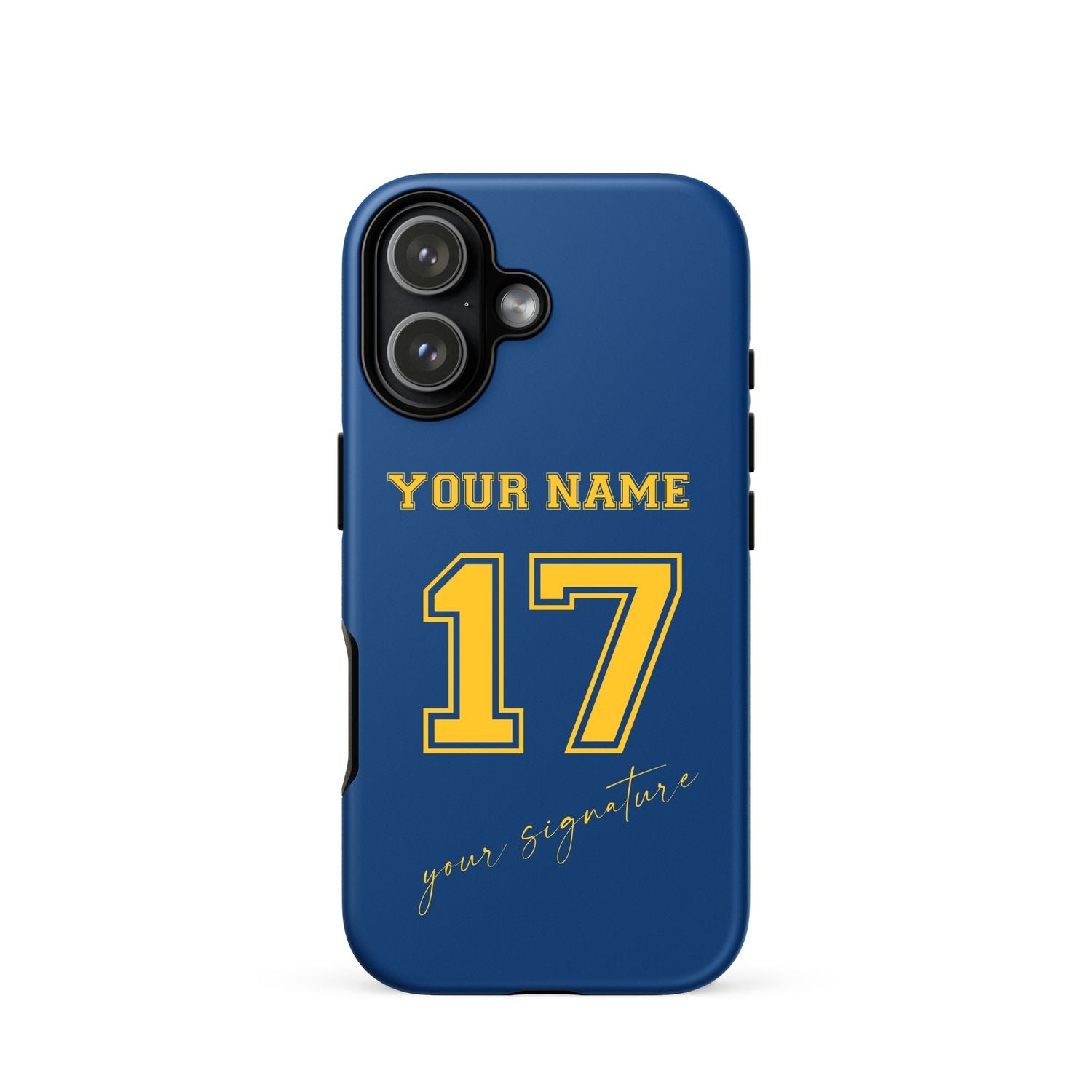 Golden Bay Personalized Jersey Phone Case — Custom Name, Number & Signature - ClutchCase