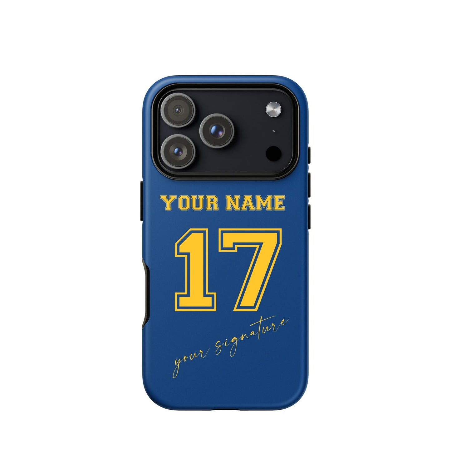 Golden Bay Personalized Jersey Phone Case — Custom Name, Number & Signature - ClutchCase