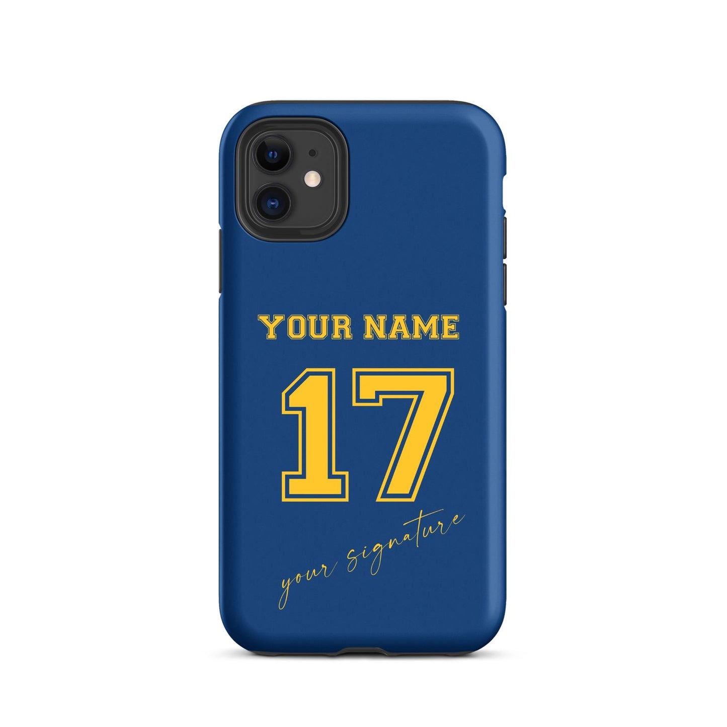 Golden Bay Personalized Jersey Phone Case — Custom Name, Number & Signature - ClutchCase