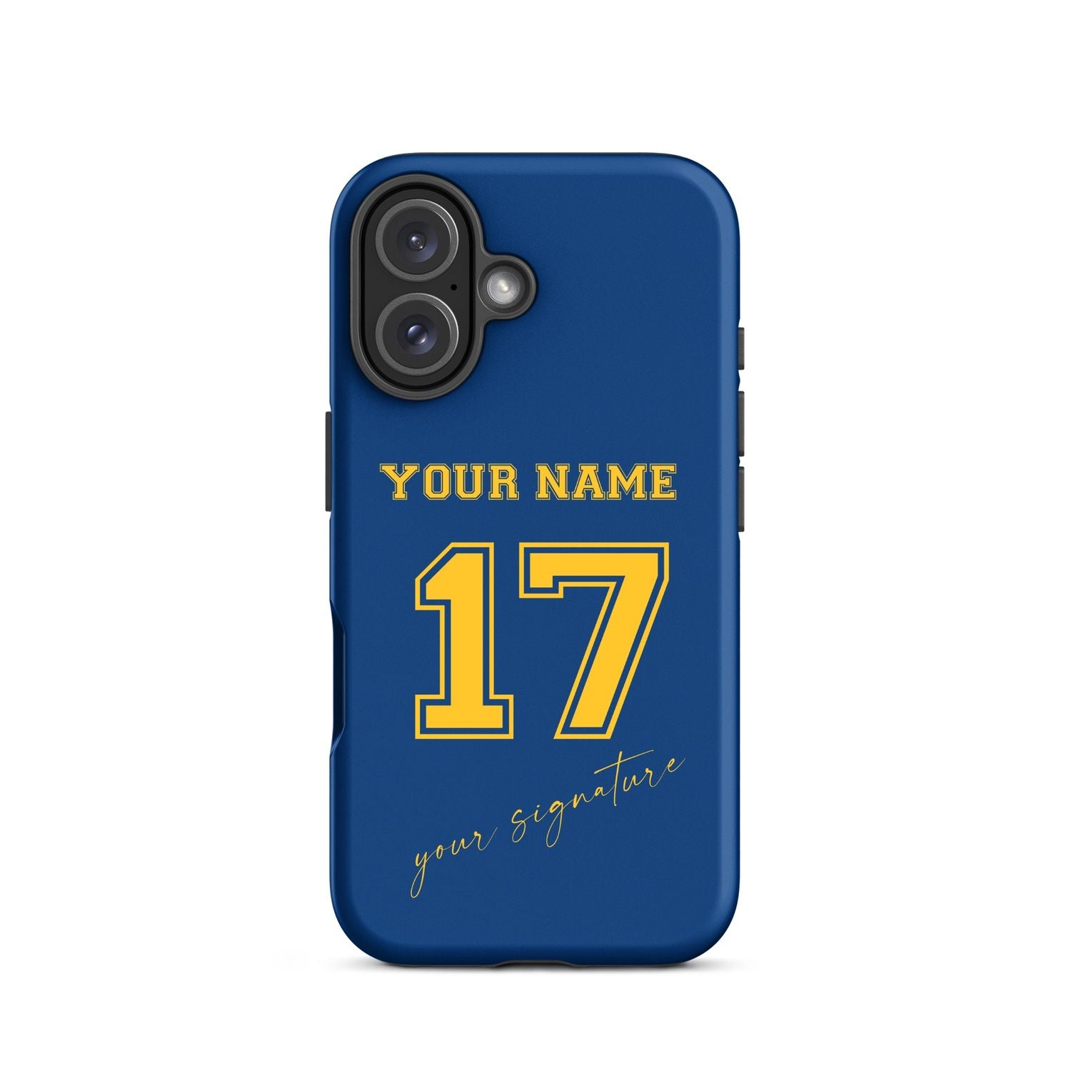 Golden Bay Personalized Jersey Phone Case — Custom Name, Number & Signature - ClutchCase