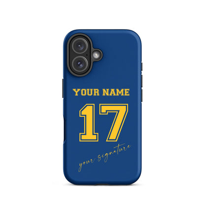 Golden Bay Personalized Jersey Phone Case — Custom Name, Number & Signature - ClutchCase