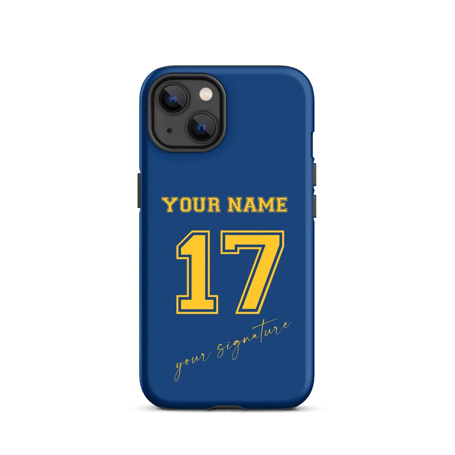 Golden Bay Personalized Jersey Phone Case — Custom Name, Number & Signature - ClutchCase