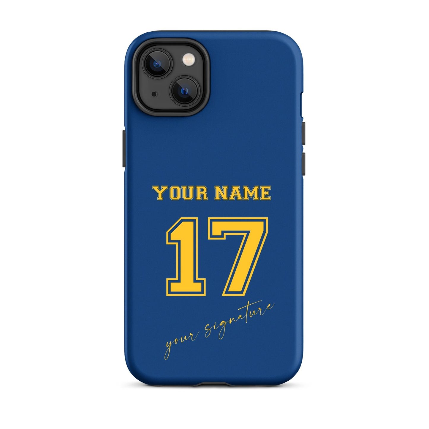 Golden Bay Personalized Jersey Phone Case — Custom Name, Number & Signature - ClutchCase