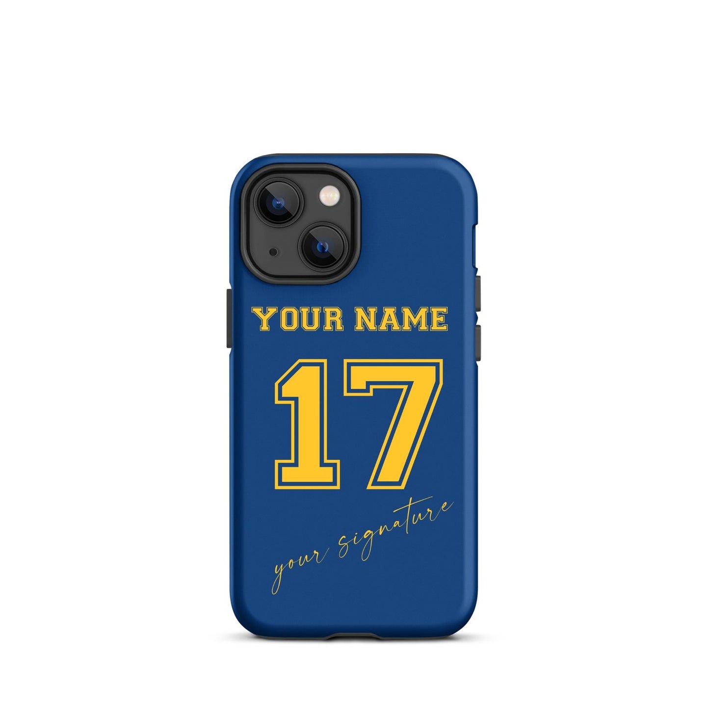 Golden Bay Personalized Jersey Phone Case — Custom Name, Number & Signature - ClutchCase