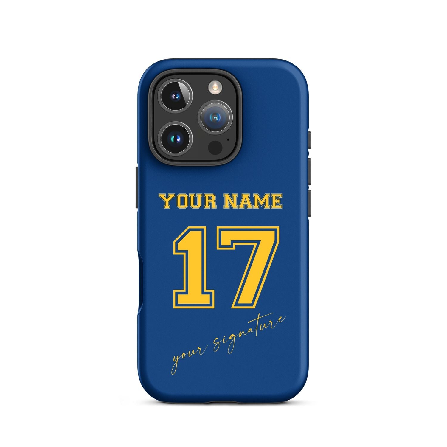 Golden Bay Personalized Jersey Phone Case — Custom Name, Number & Signature - ClutchCase