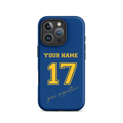 Golden Bay Personalized Jersey Phone Case — Custom Name, Number & Signature - ClutchCase