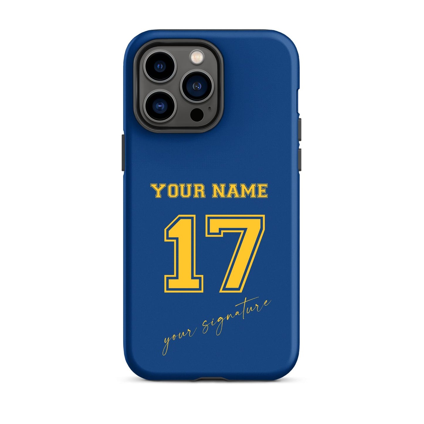 Golden Bay Personalized Jersey Phone Case — Custom Name, Number & Signature - ClutchCase