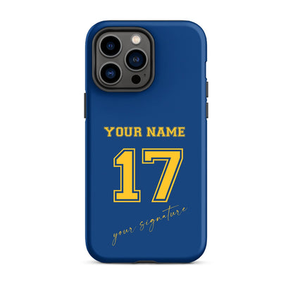 Golden Bay Personalized Jersey Phone Case — Custom Name, Number & Signature - ClutchCase