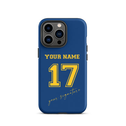 Golden Bay Personalized Jersey Phone Case — Custom Name, Number & Signature - ClutchCase