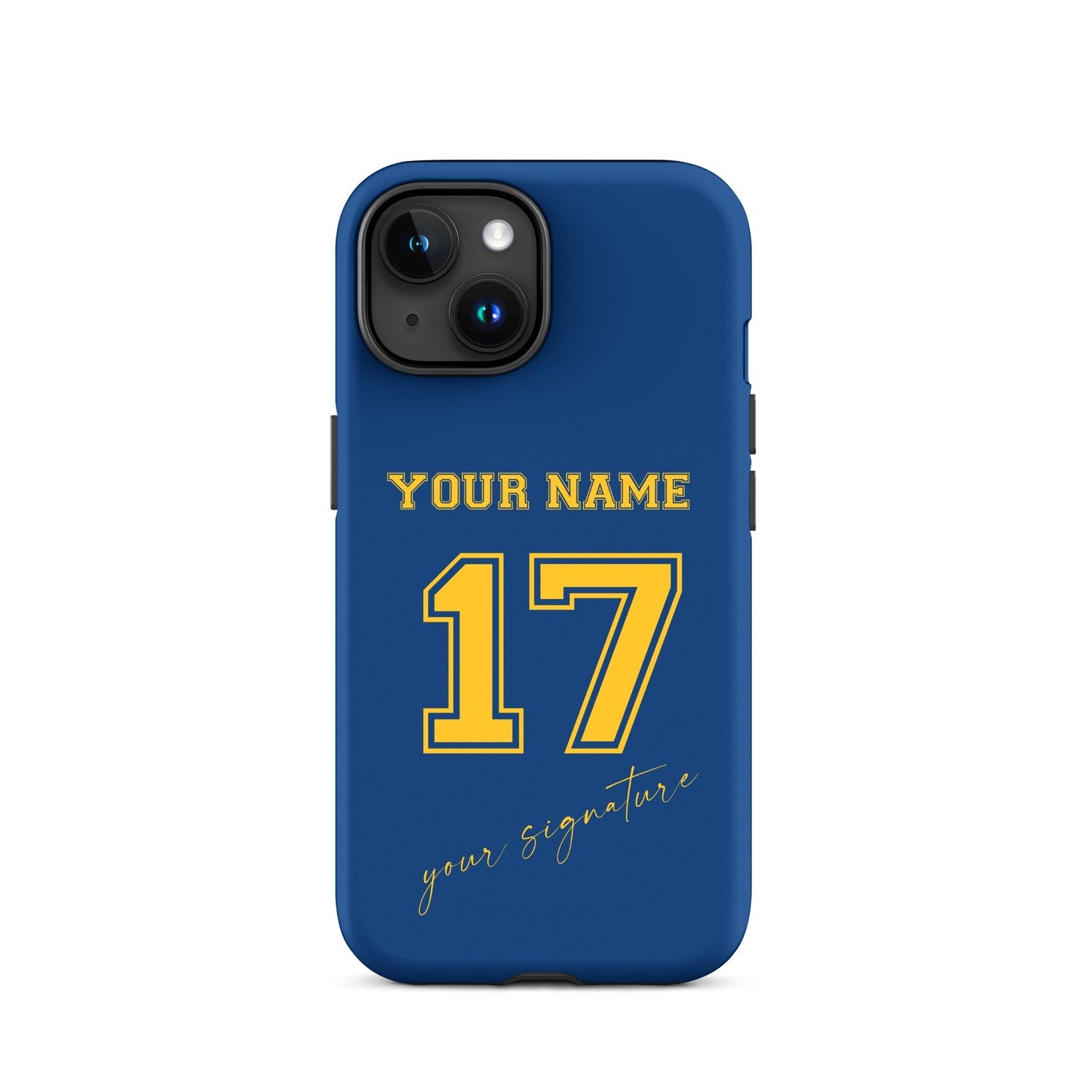 Golden Bay Personalized Jersey Phone Case — Custom Name, Number & Signature - ClutchCase