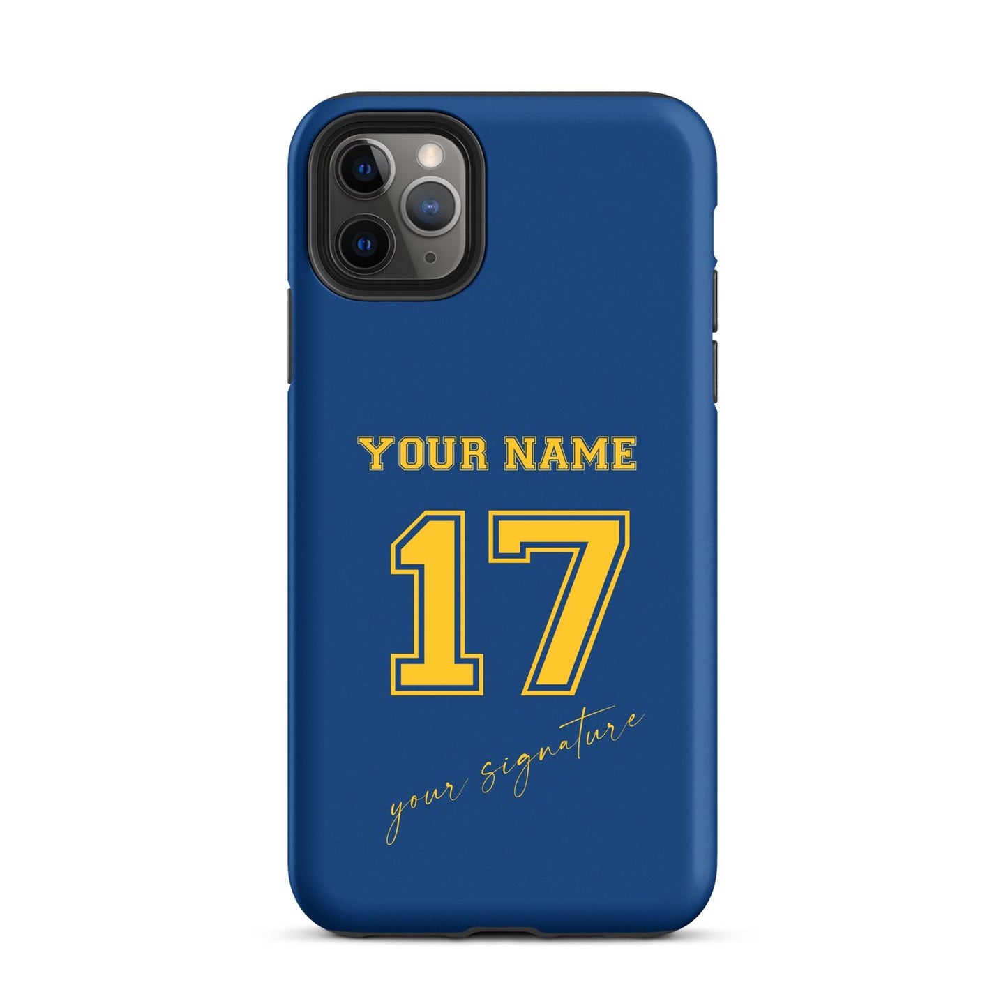 Golden Bay Personalized Jersey Phone Case — Custom Name, Number & Signature - ClutchCase