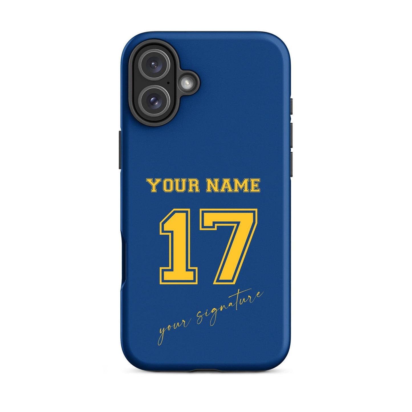 Golden Bay Personalized Jersey Phone Case — Custom Name, Number & Signature - ClutchCase