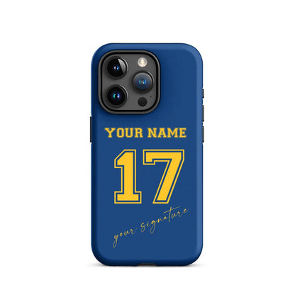 Golden Bay Personalized Jersey Phone Case — Custom Name, Number & Signature - ClutchCase