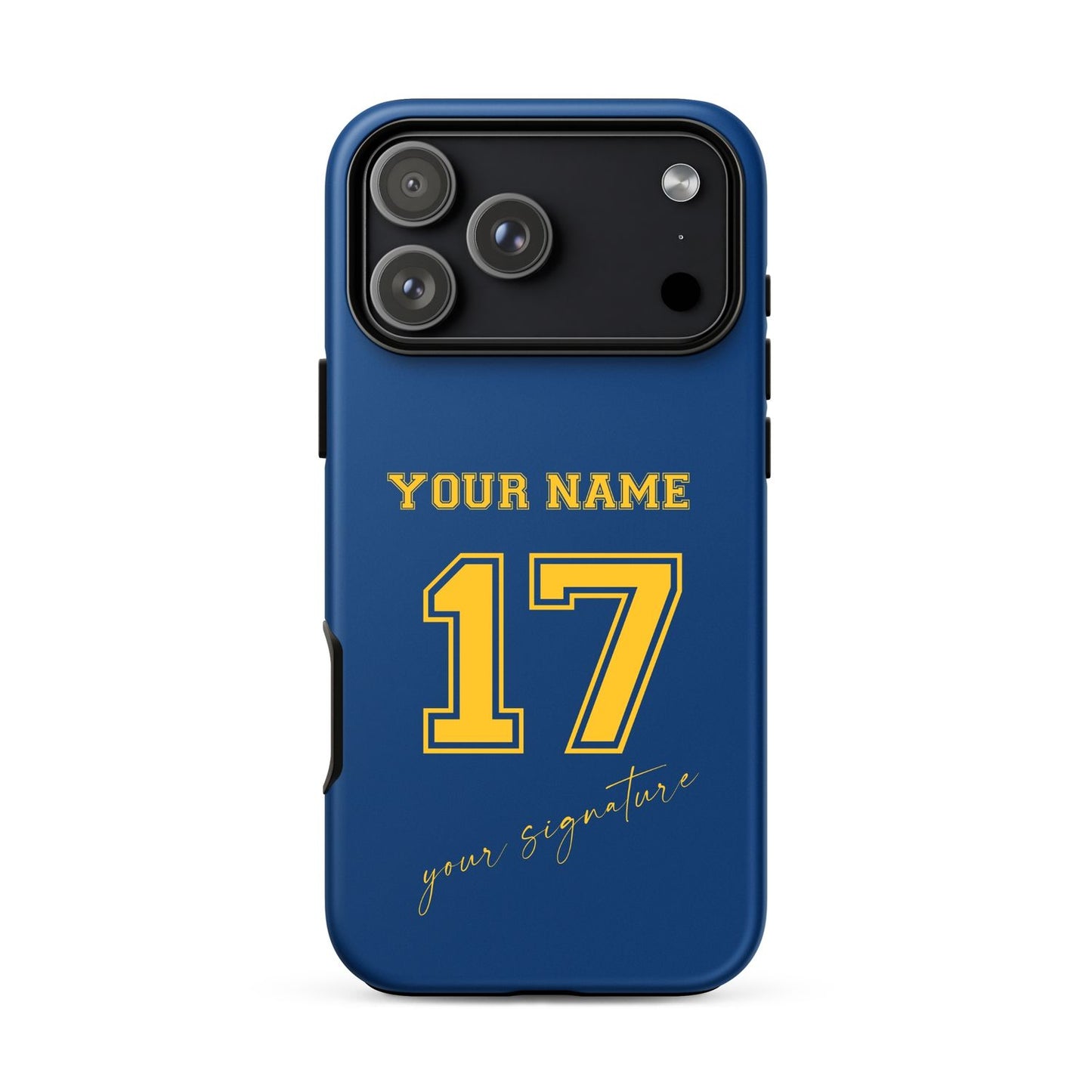 Golden Bay Personalized Jersey Phone Case — Custom Name, Number & Signature - ClutchCase