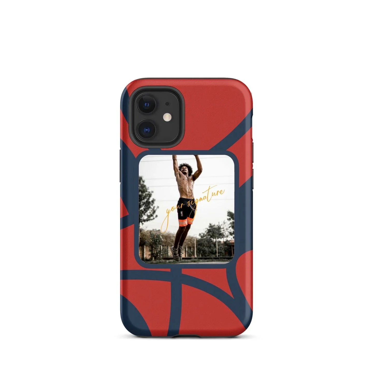 Personalized Basketball Phone Case with Your Photo & Signature | Custom iPhone 11–16 Series - ClutchCase