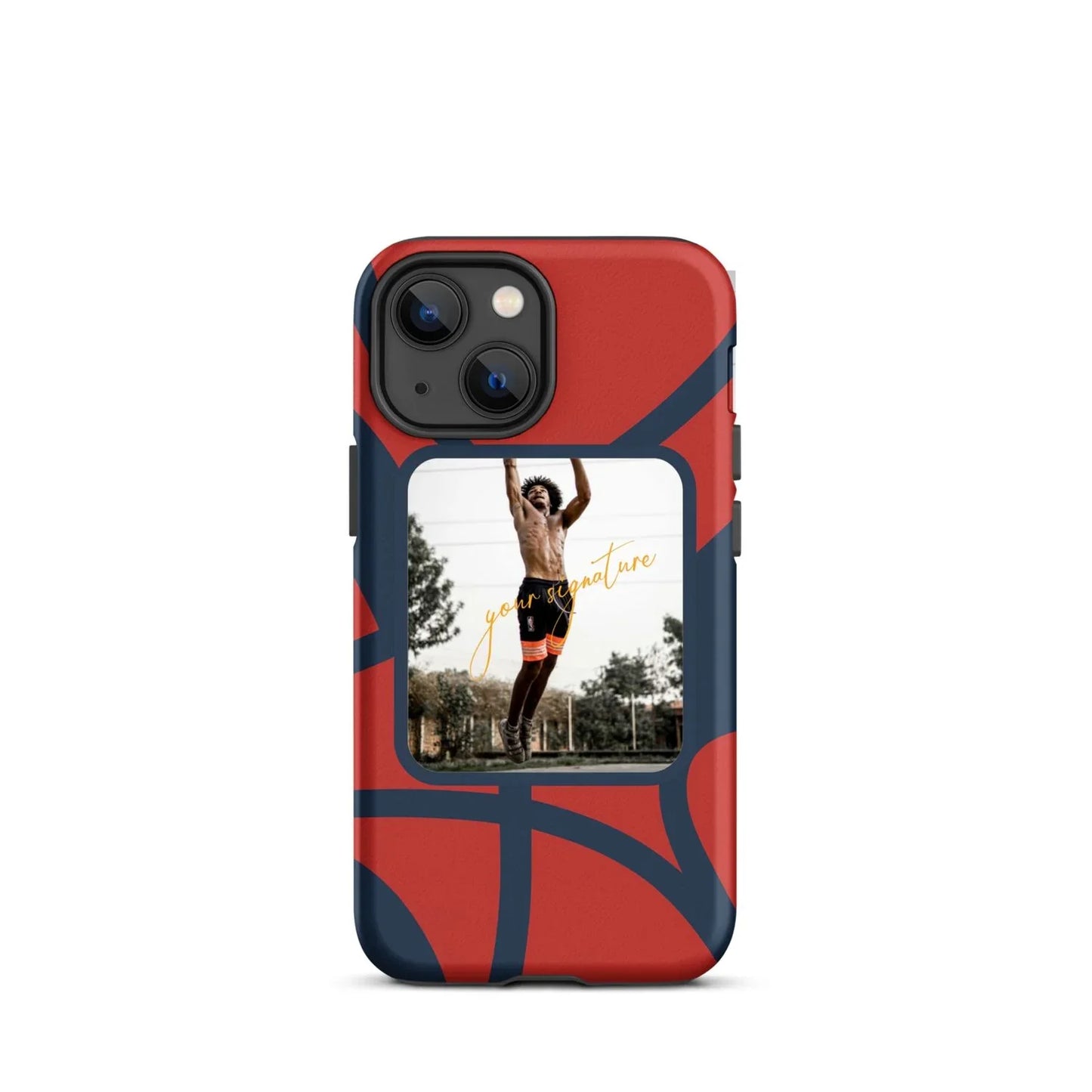Personalized Basketball Phone Case with Your Photo & Signature | Custom iPhone 11–16 Series - ClutchCase