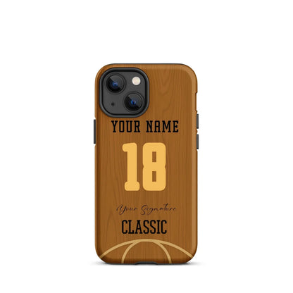 Court Classic – Personalized Basketball Wood Phone Case - ClutchCase