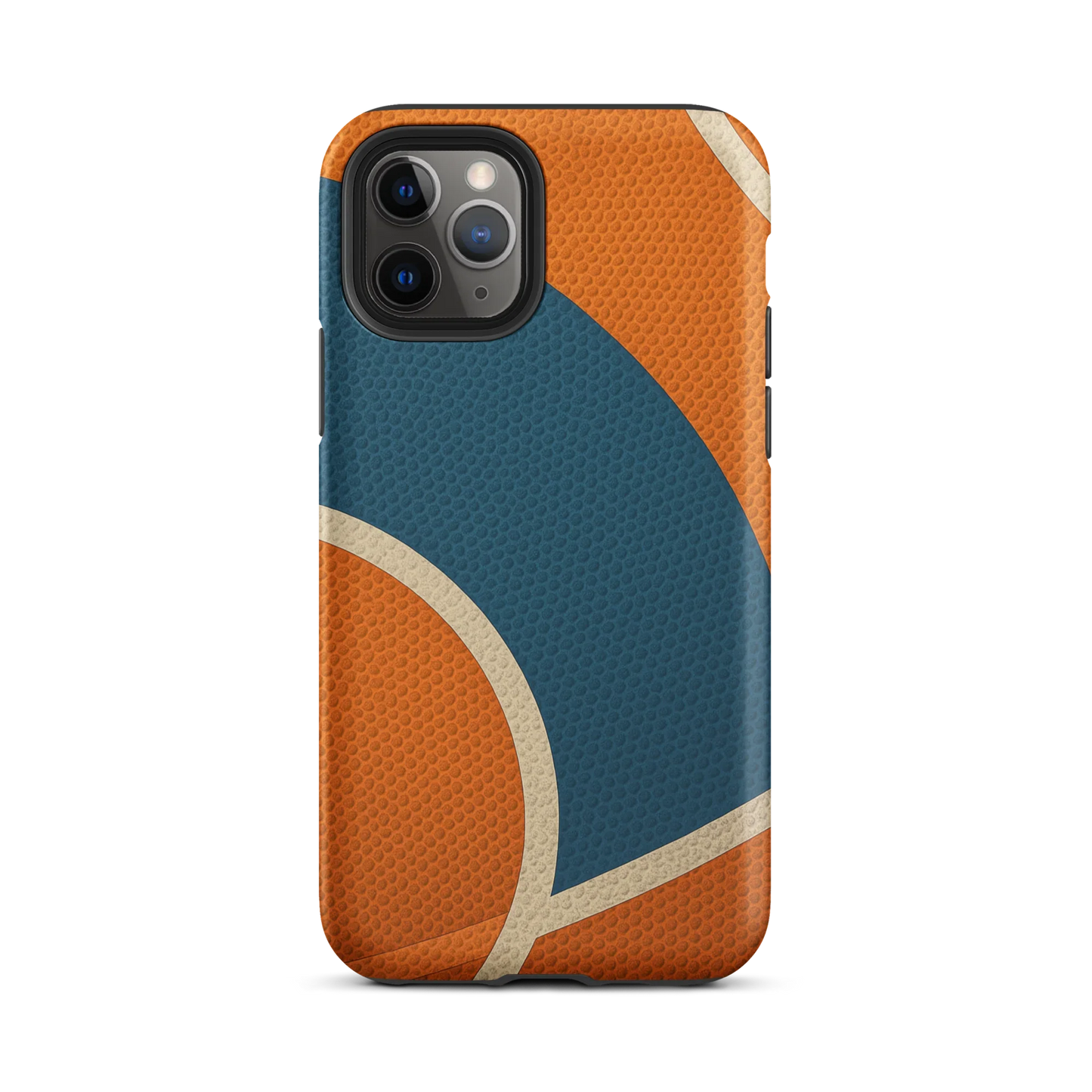 Retro Basketball Texture iPhone Case (iPhone 11–17 Series) - ClutchCase