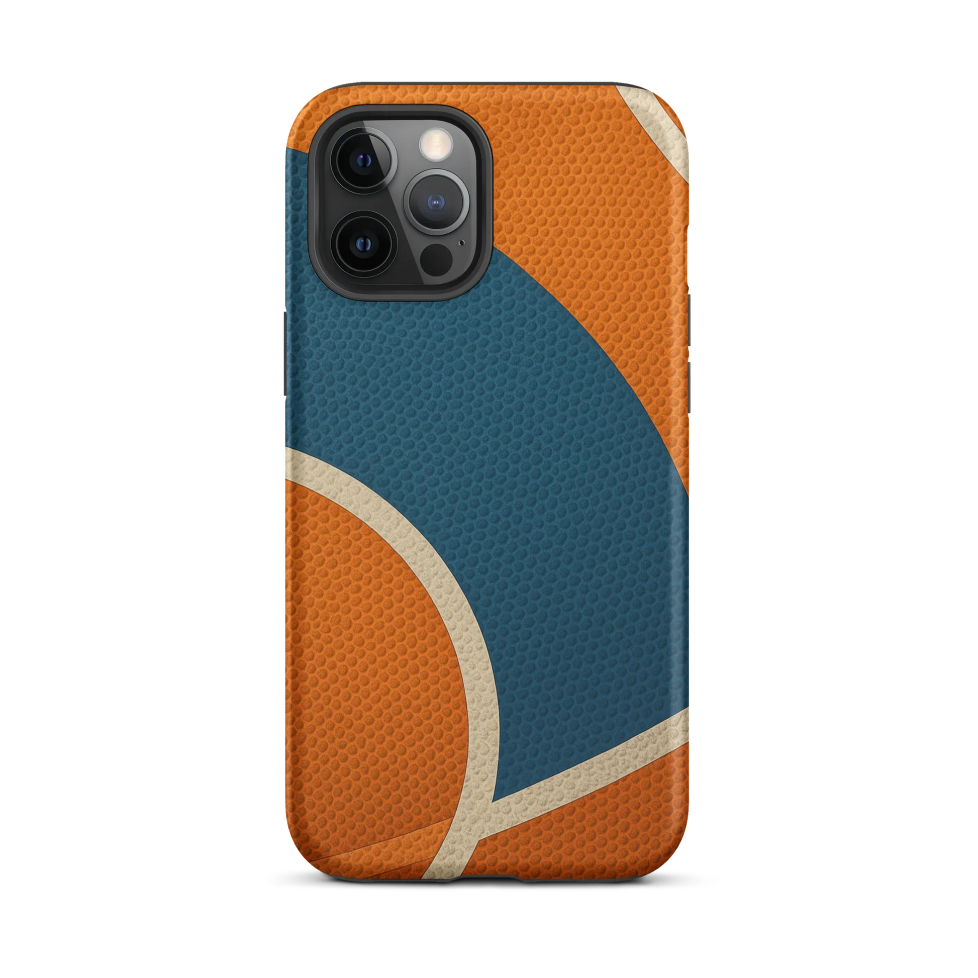 Retro Basketball Texture iPhone Case (iPhone 11–17 Series) - ClutchCase
