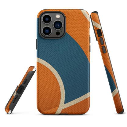 Retro Basketball Texture iPhone Case (iPhone 11–17 Series) - ClutchCase