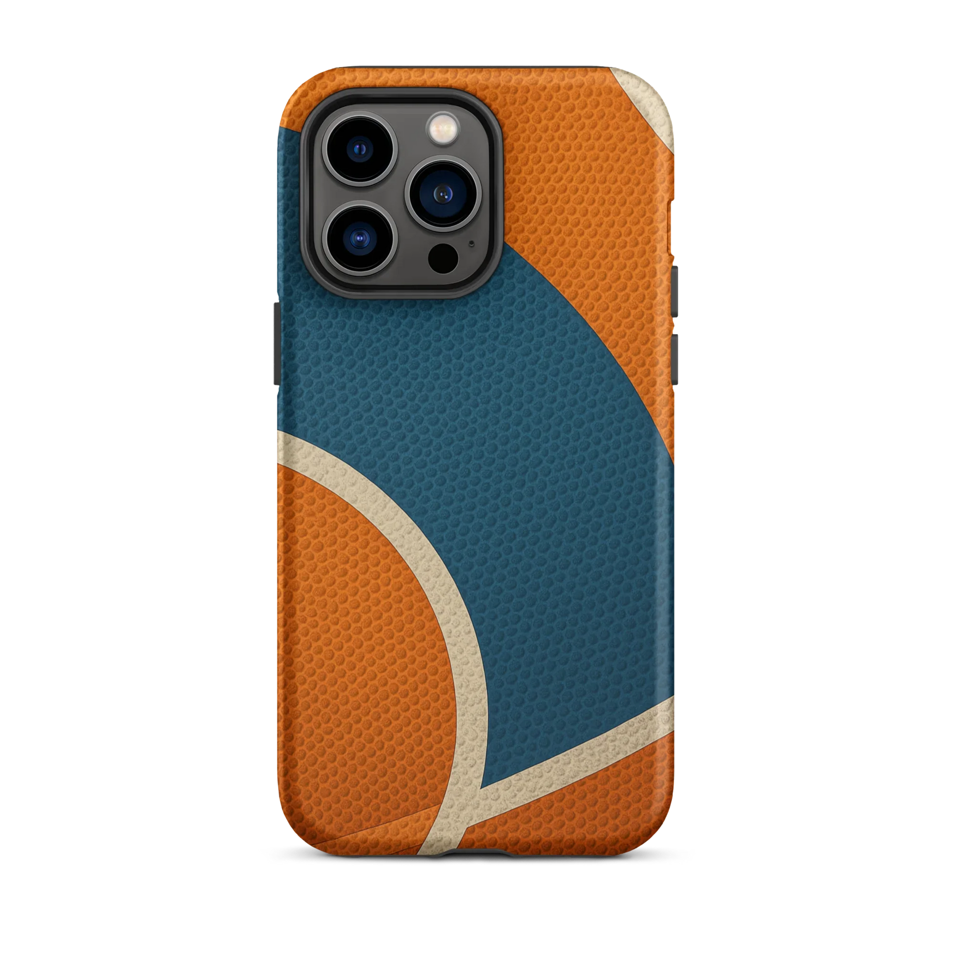 Retro Basketball Texture iPhone Case (iPhone 11–17 Series) - ClutchCase