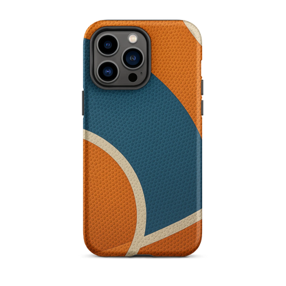Retro Basketball Texture iPhone Case (iPhone 11–17 Series) - ClutchCase