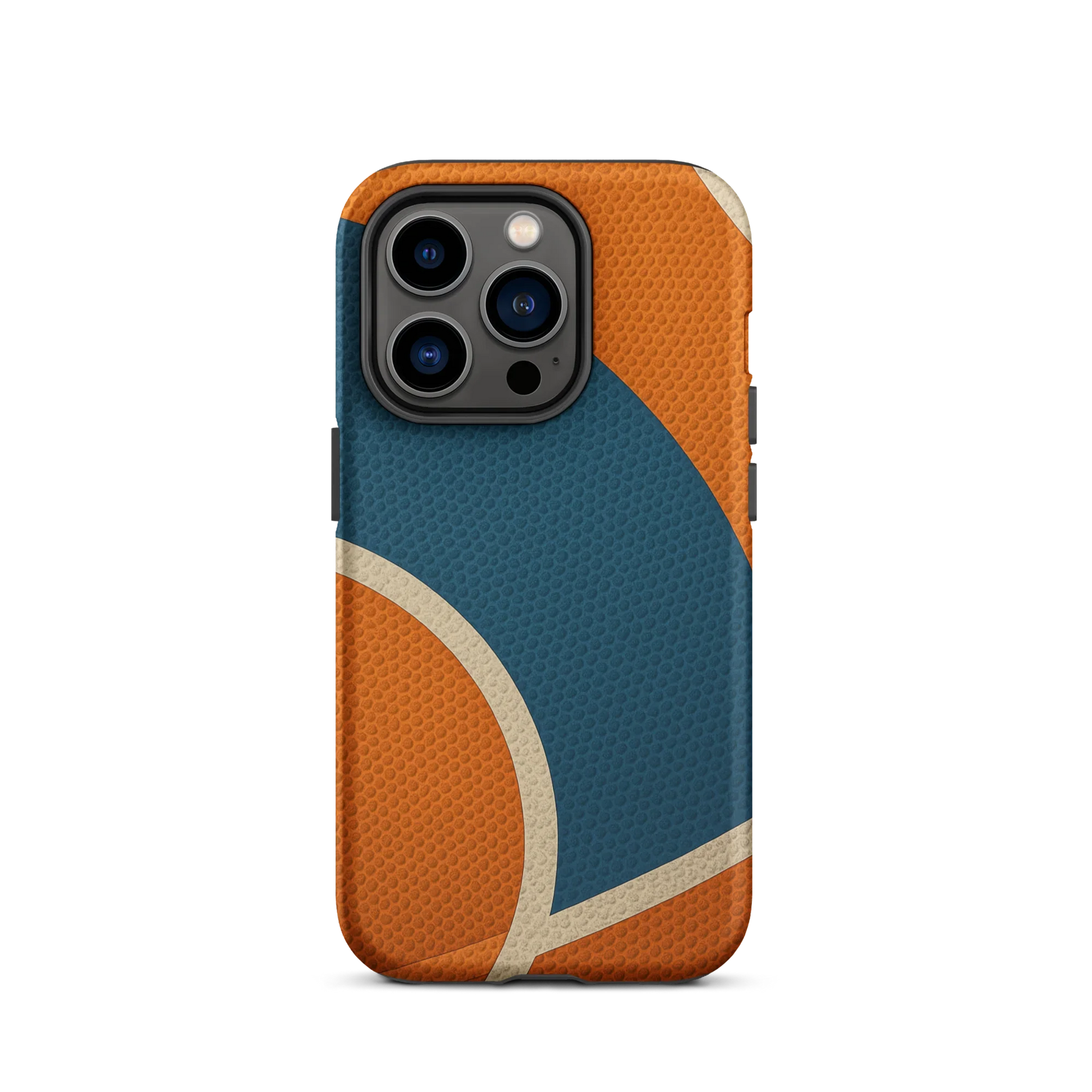 Retro Basketball Texture iPhone Case (iPhone 11–17 Series) - ClutchCase