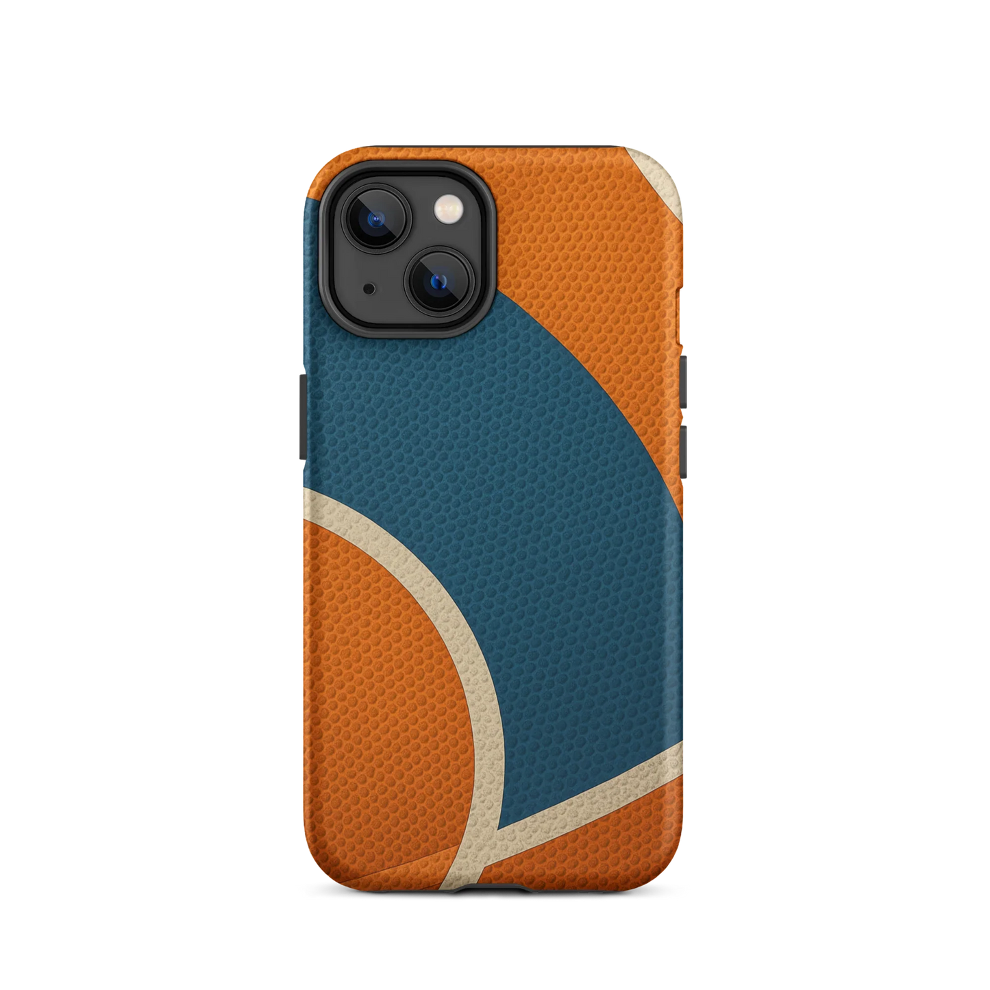 Retro Basketball Texture iPhone Case (iPhone 11–17 Series) - ClutchCase