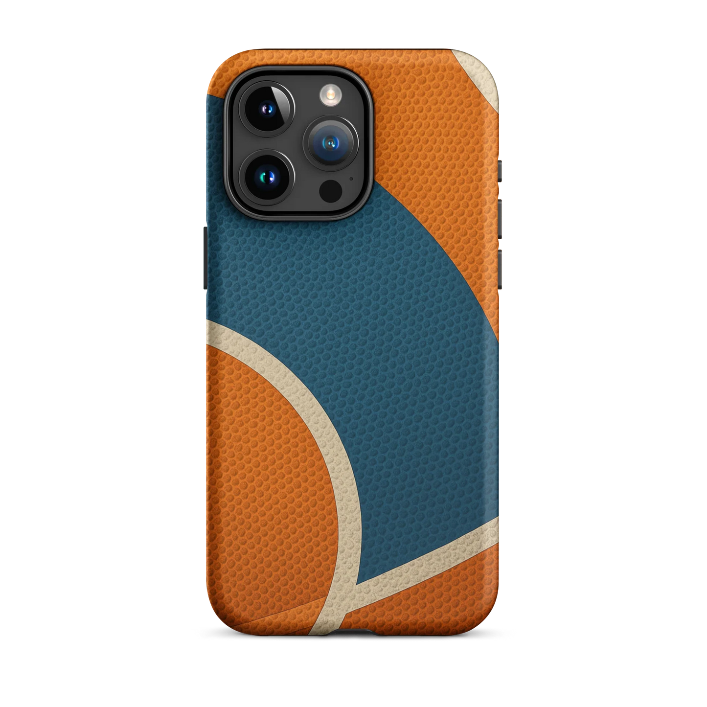 Retro Basketball Texture iPhone Case (iPhone 11–17 Series) - ClutchCase