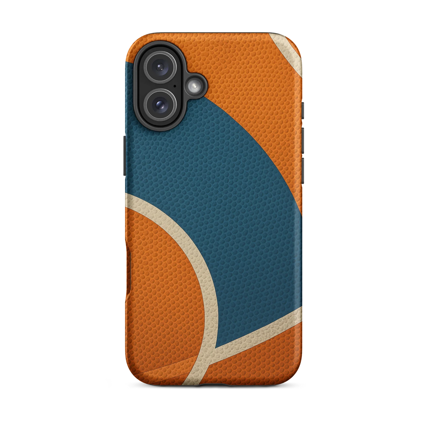 Retro Basketball Texture iPhone Case (iPhone 11–17 Series) - ClutchCase