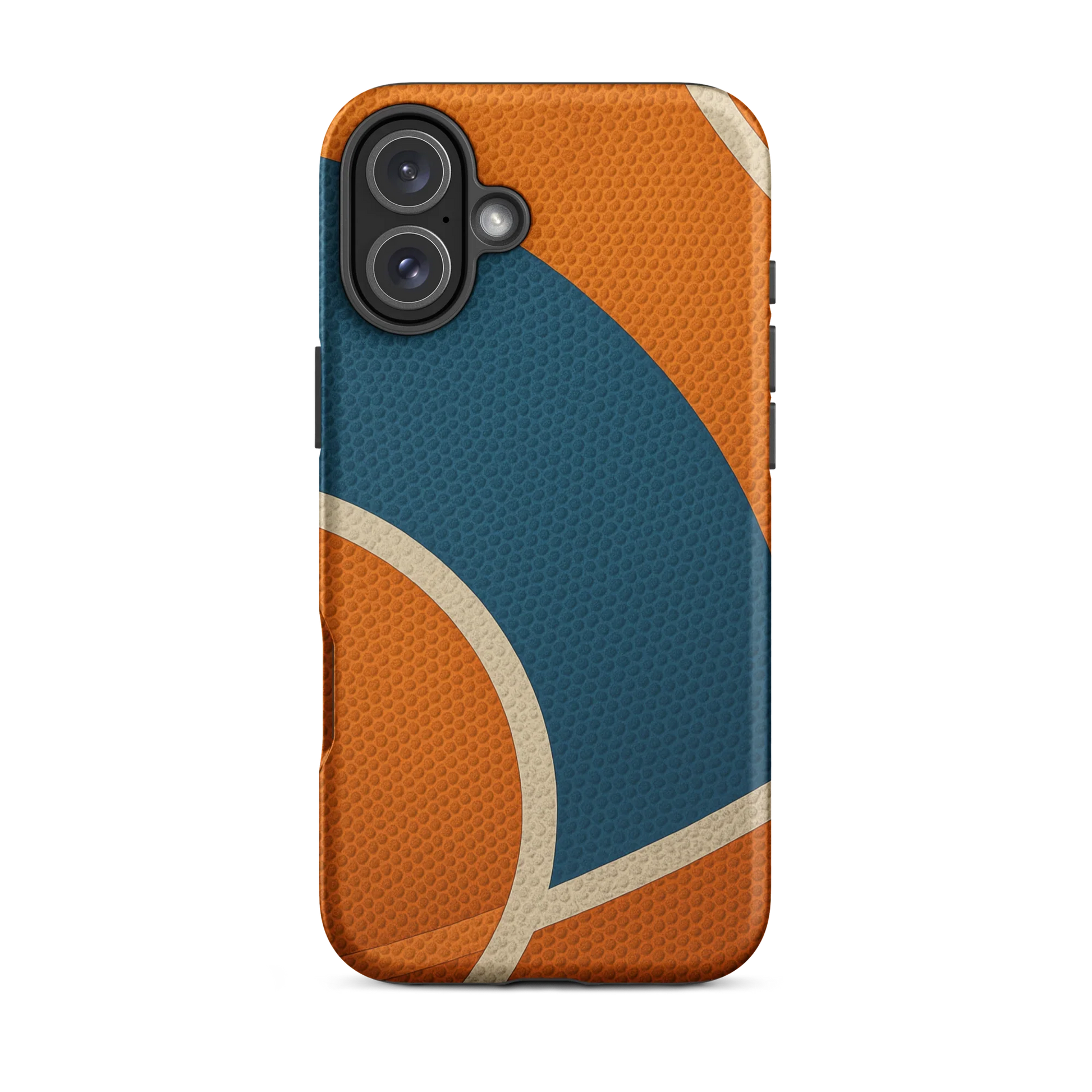 Retro Basketball Texture iPhone Case (iPhone 11–17 Series) - ClutchCase