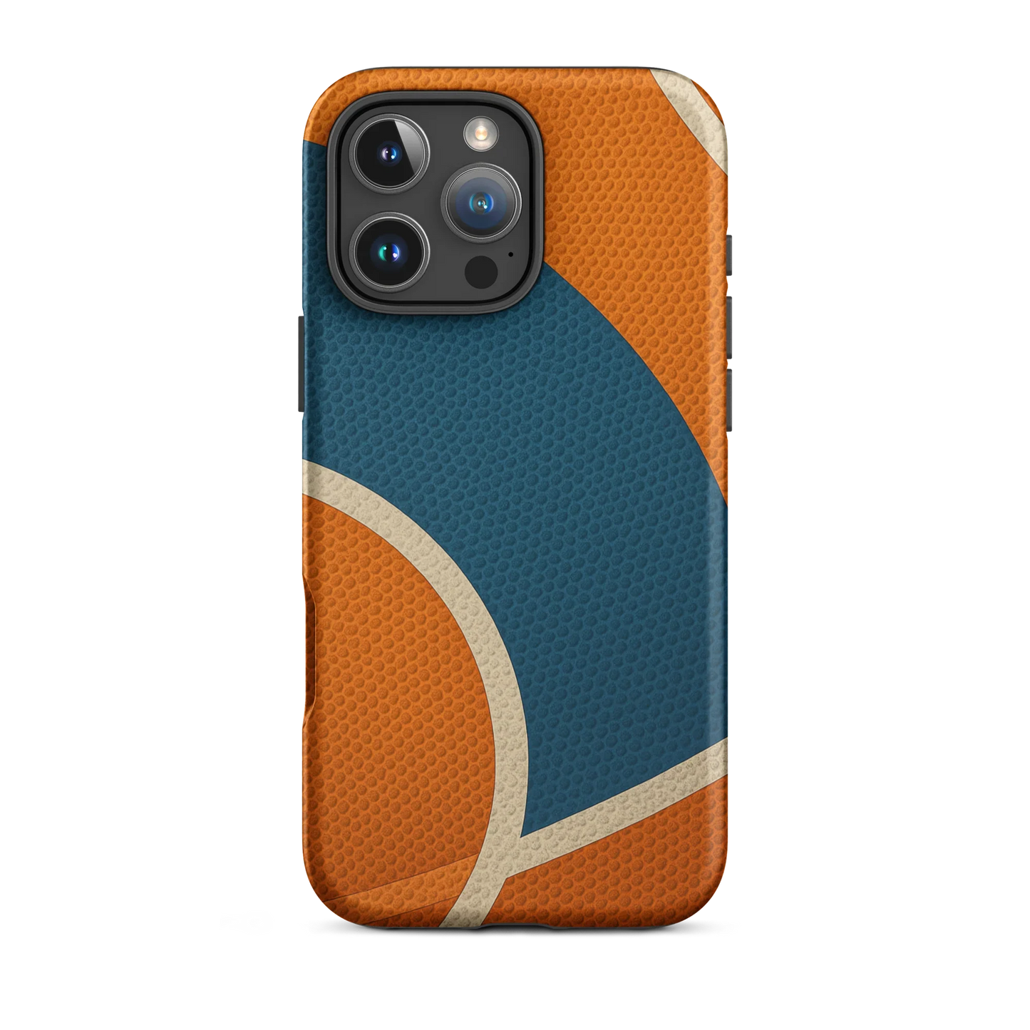 Retro Basketball Texture iPhone Case (iPhone 11–17 Series) - ClutchCase