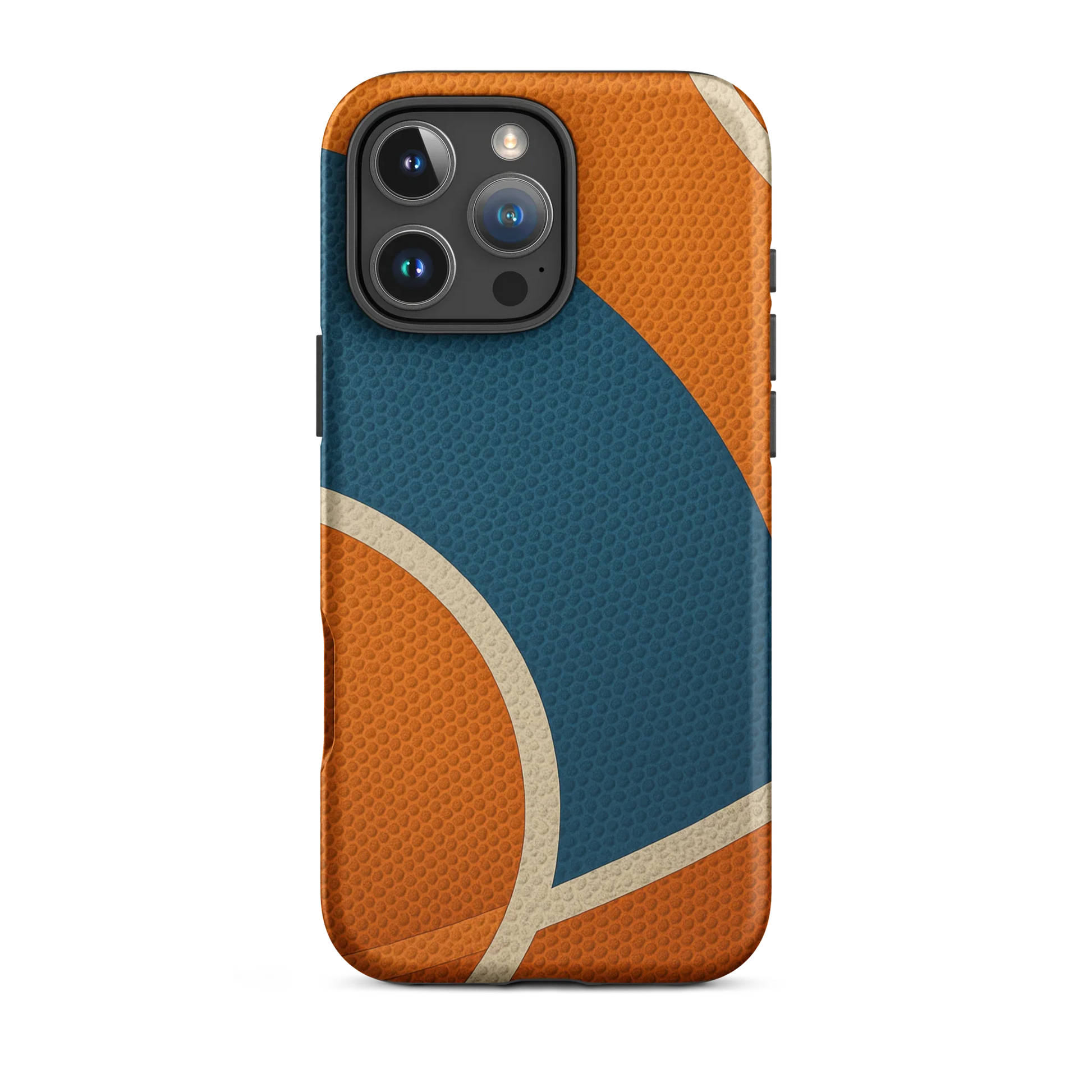 Retro Basketball Texture iPhone Case (iPhone 11–17 Series) - ClutchCase