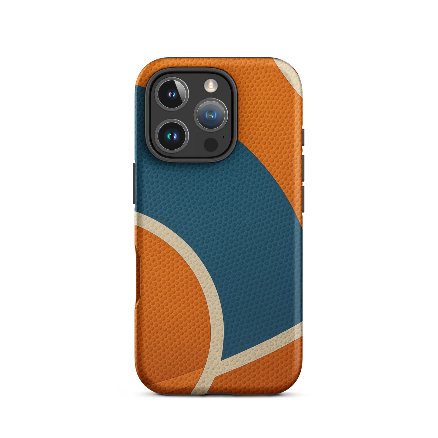 Retro Basketball Texture iPhone Case (iPhone 11–17 Series) - ClutchCase