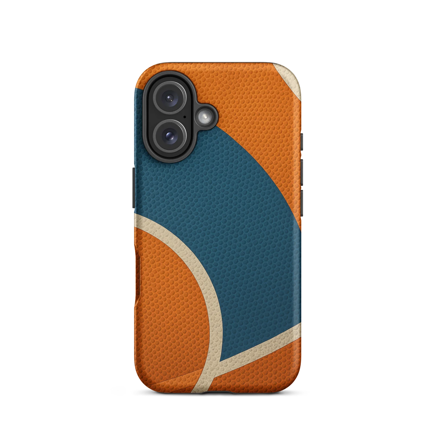 Retro Basketball Texture iPhone Case (iPhone 11–17 Series) - ClutchCase