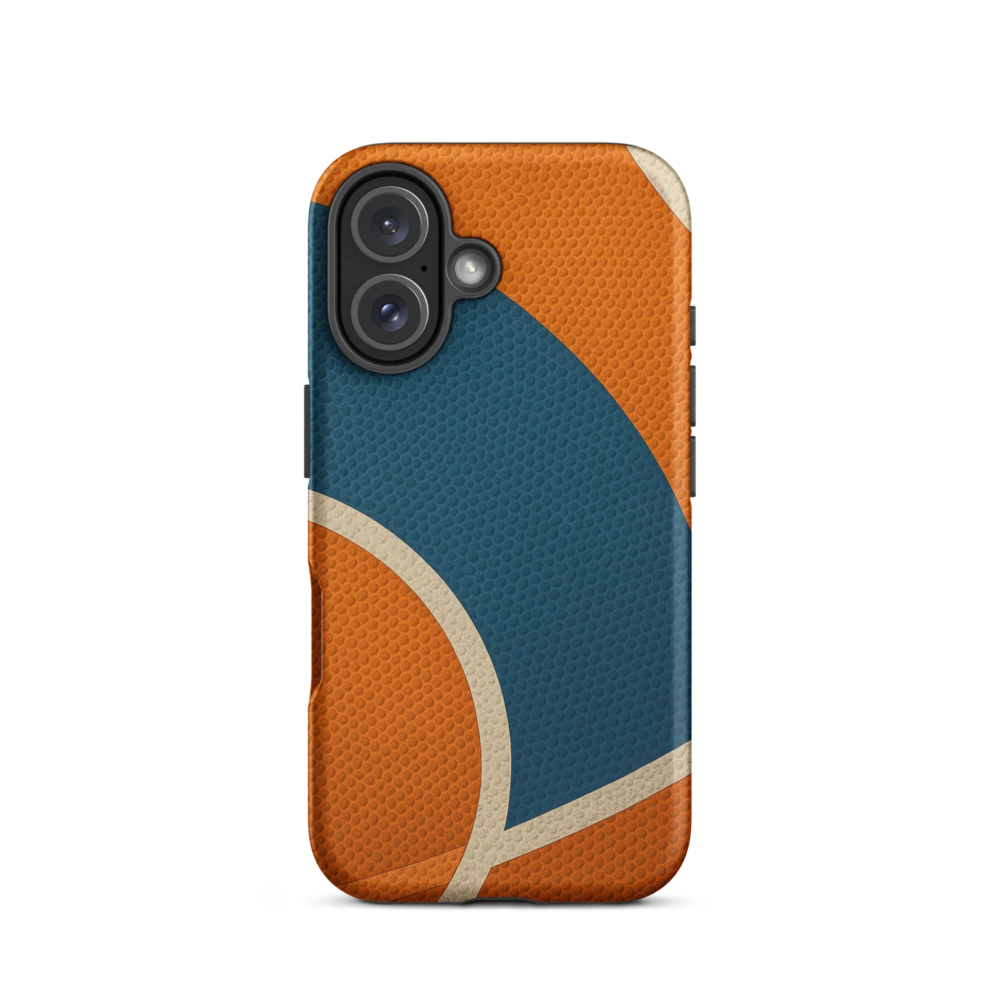 Retro Basketball Texture iPhone Case (iPhone 11–17 Series) - ClutchCase