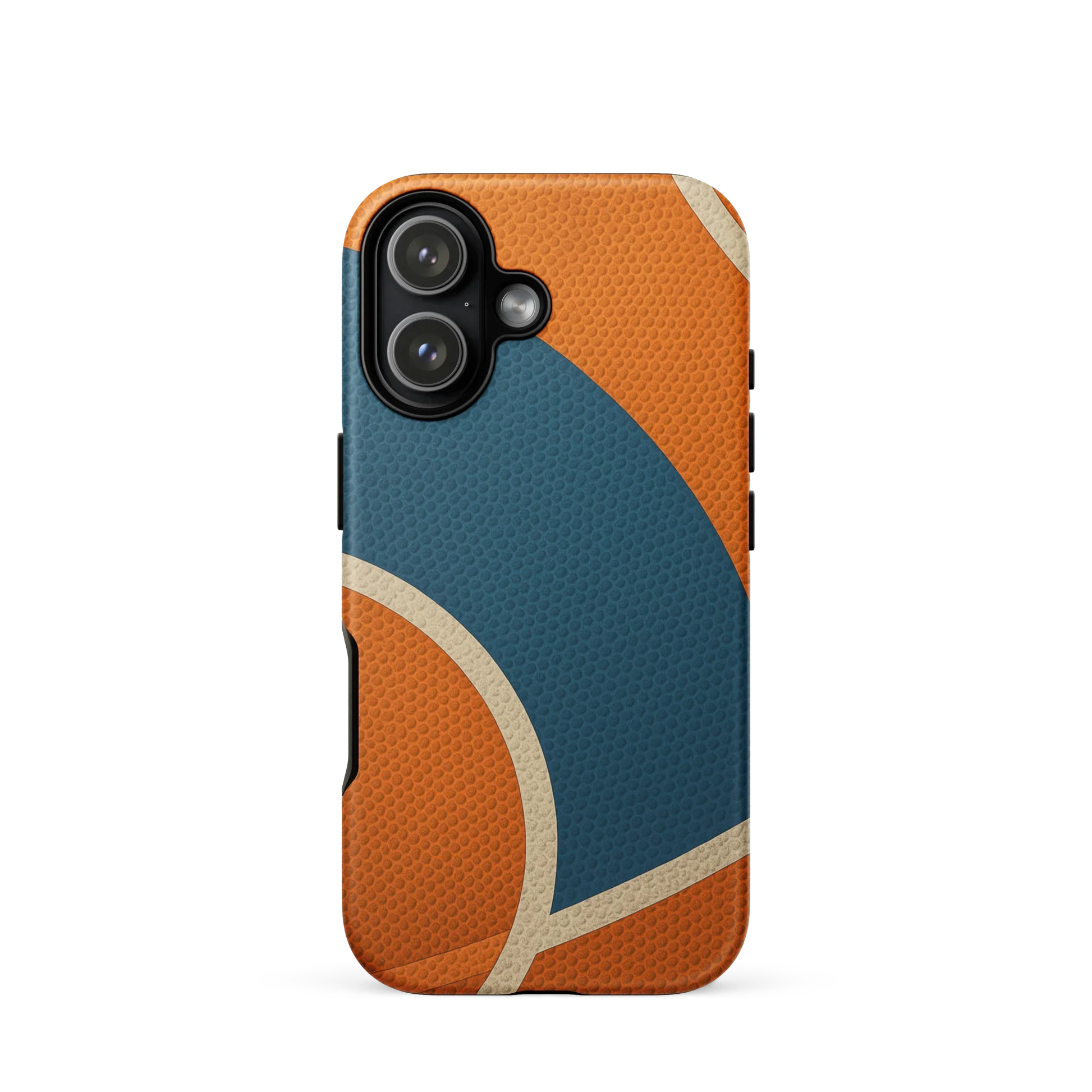 Retro Basketball Texture iPhone Case (iPhone 11–17 Series) - ClutchCase