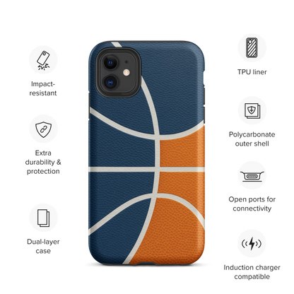 Basketball Texture iPhone Case (iPhone 11–17 Series) - ClutchCase