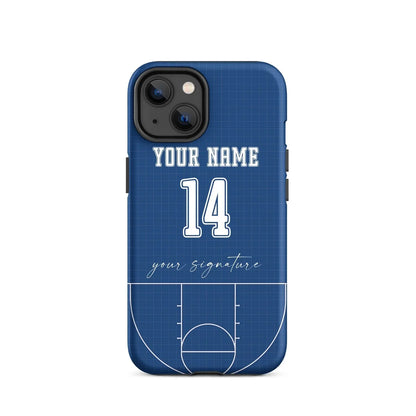Blue Court Edition – Personalized Basketball Phone Case - ClutchCase